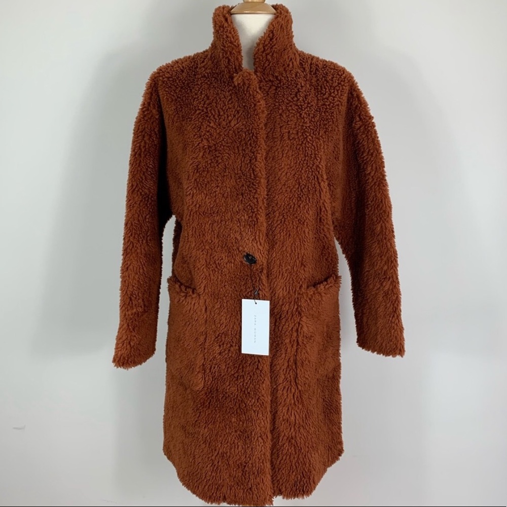 Zara faux fur coat